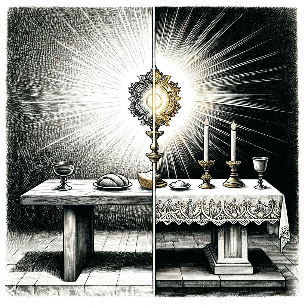 The Eucharist Debate: Protestant vs Catholic